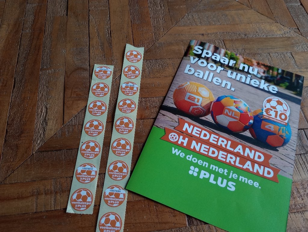 Wk voetbal zegels plus, Verzamelen, Supermarktacties, Plus, Ophalen