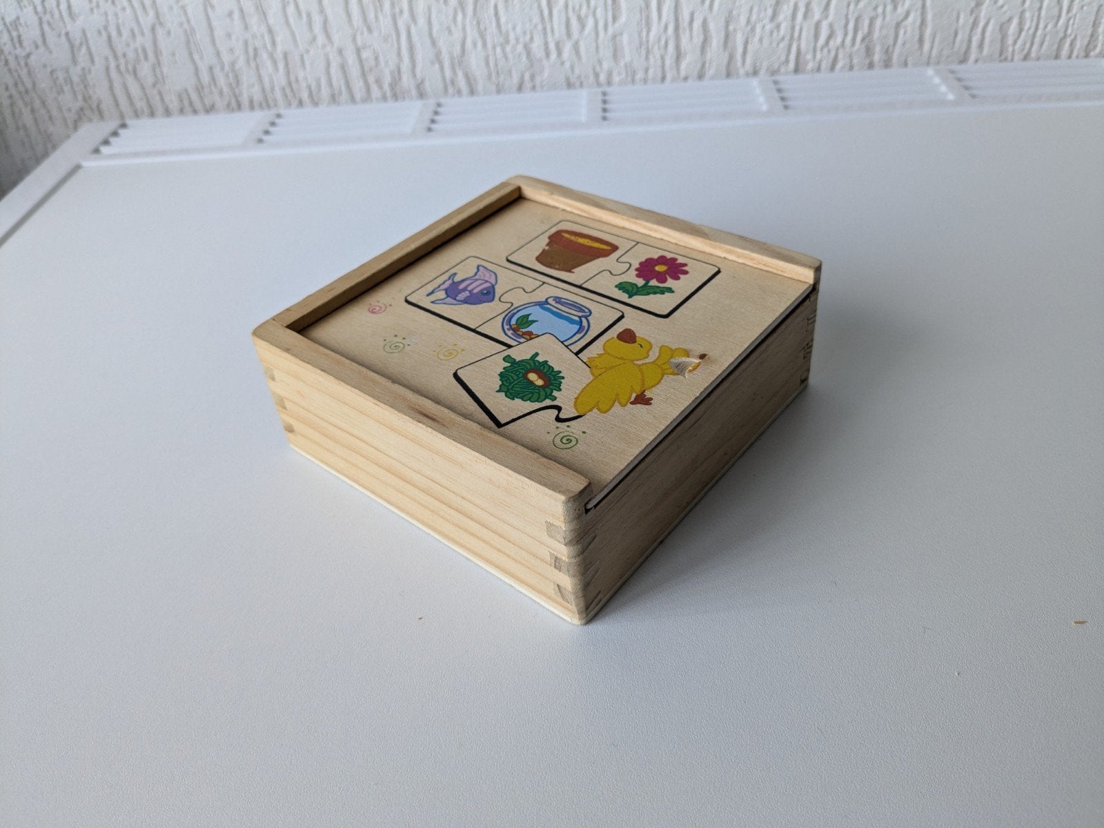 Kinder puzzel van hout 🏠, Ophalen of Verzenden, Gebruikt