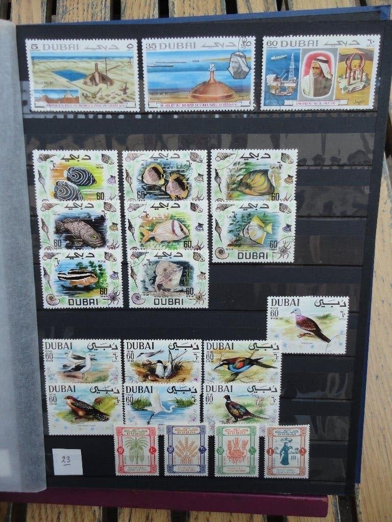 postzegels 23= dubai, Postzegels en Munten, Ophalen of Verzenden, Oost-Azië