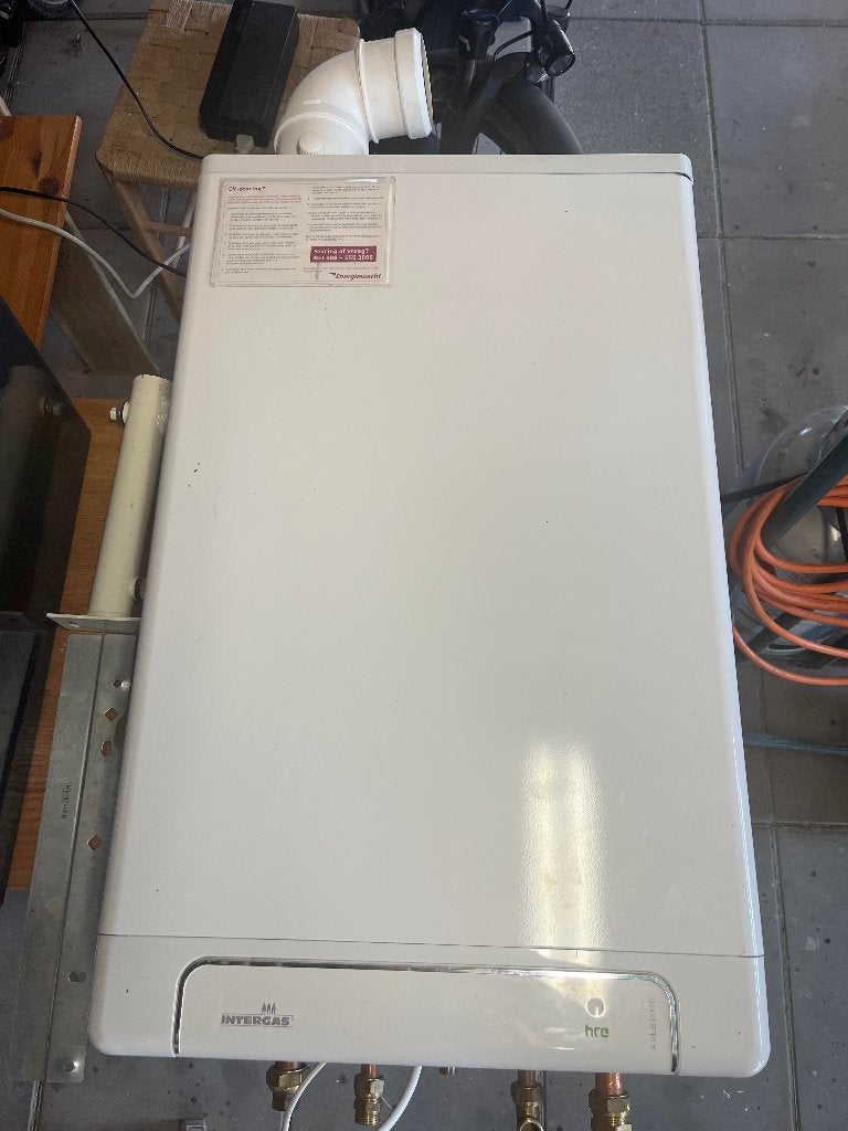 Intergas Kombi Kompakt HRE 36/30 A, Ophalen, 30 tot 80 cm, Gebruikt, Hoog rendement (Hr)