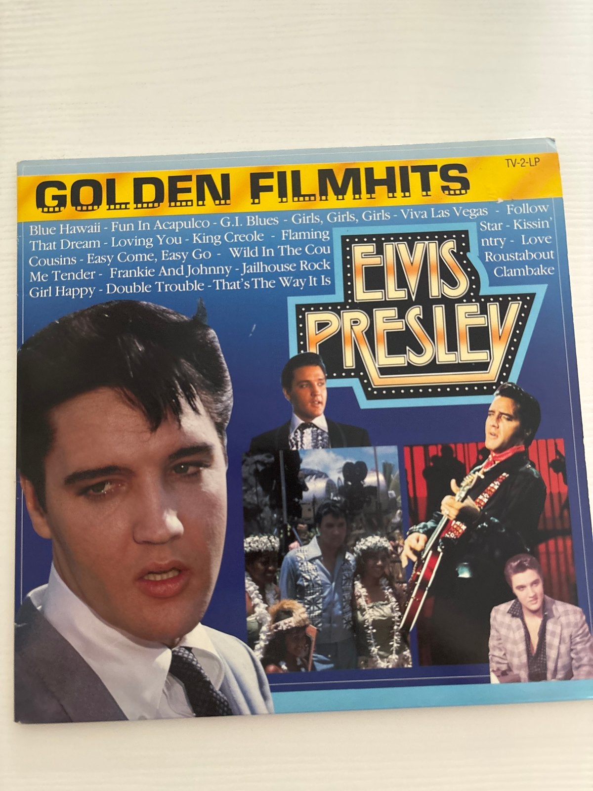 Elvis Presley - Golden Filmhits LP (Dubbel-LP), Ophalen of Verzenden, Zo goed als nieuw, Cd of Plaat