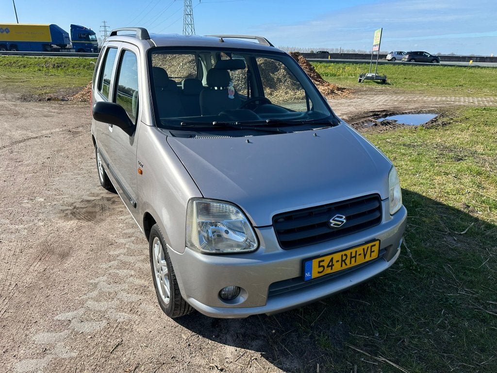 Suzuki Wagon R+ 1.3 2005 Grijs, Voorwielaandrijving, Stof, 40 €/maand, Wagon R+