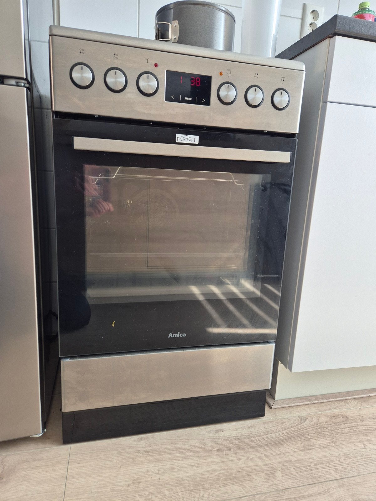 Amica kookplaat/oven, Ophalen, Vrijstaand, Gas, 4 kookzones