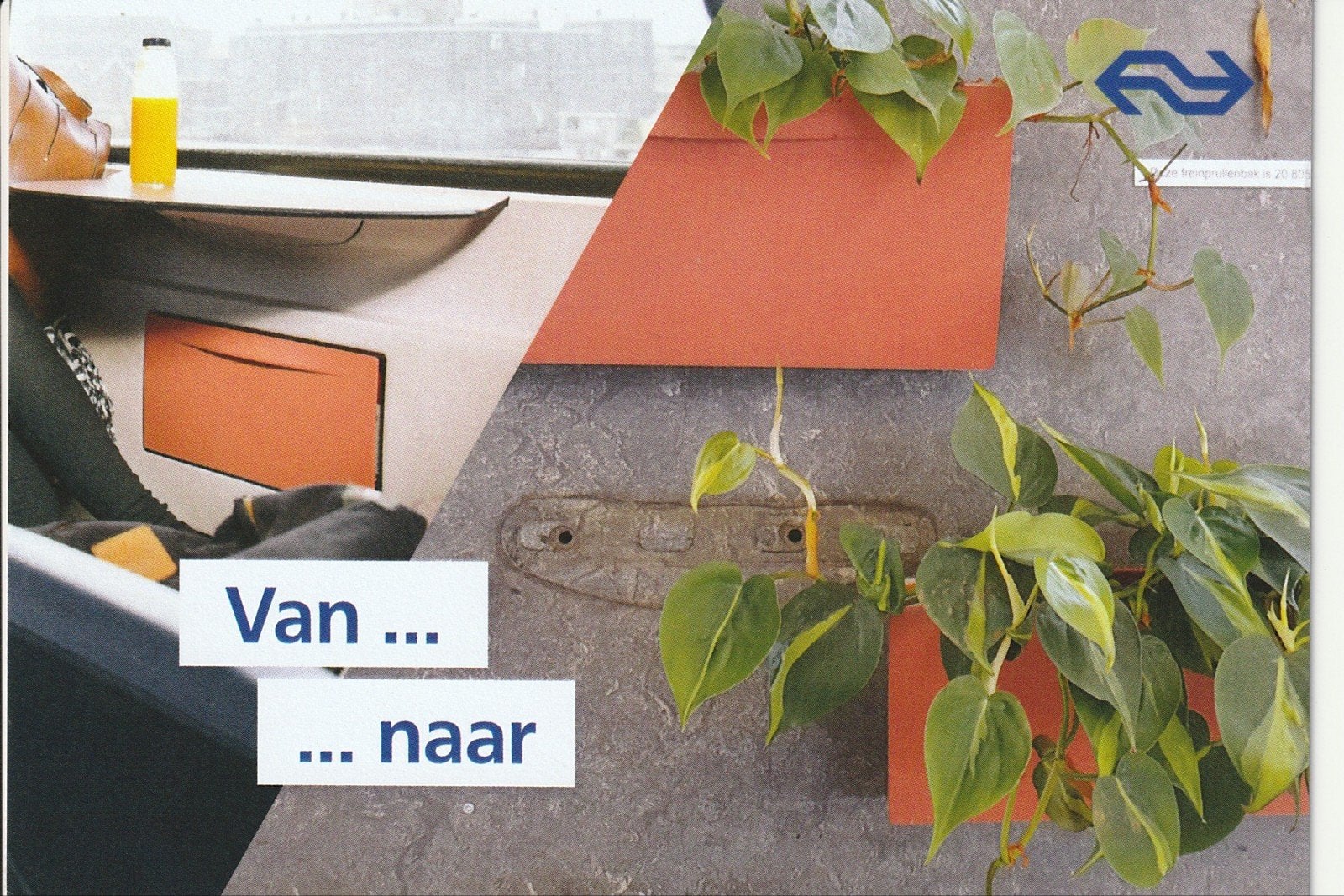 UTRECHT CENTRAAL STATION POP UPSTORE LAPTOPHOES + PLANTENBAK, Ophalen of Verzenden, 1980 tot heden, Ongelopen, Utrecht