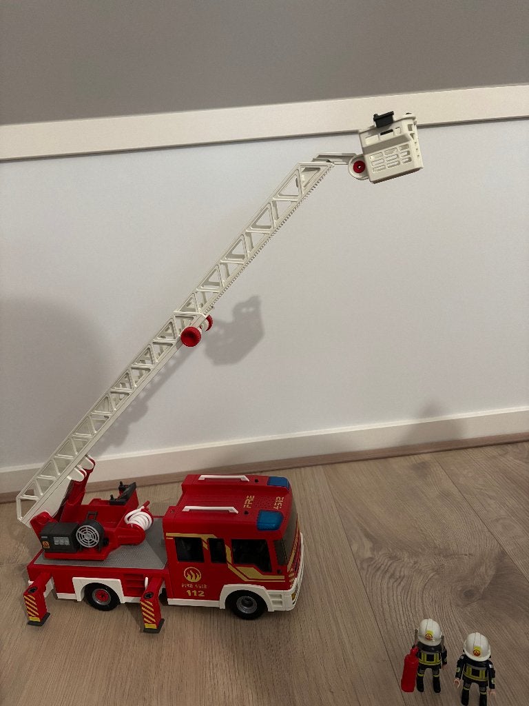Playmobil brandweerauto 5362, Gebruikt, Complete set, Voertuig, Ophalen of Verzenden