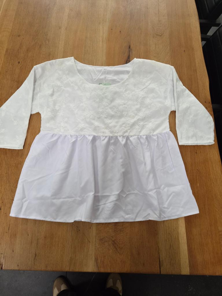 blouse maat L van Maria & Gabriele, nieuw, Wit, Maat 42/44 (L), Nieuw, Ophalen of Verzenden