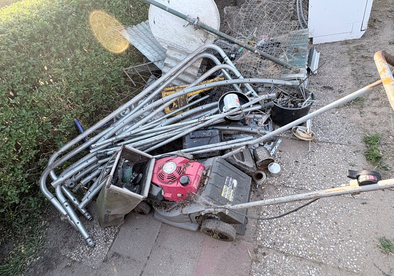 Oud ijzer / metalen / schroot, Doe-het-zelf en Verbouw, Ophalen, Gebruikt