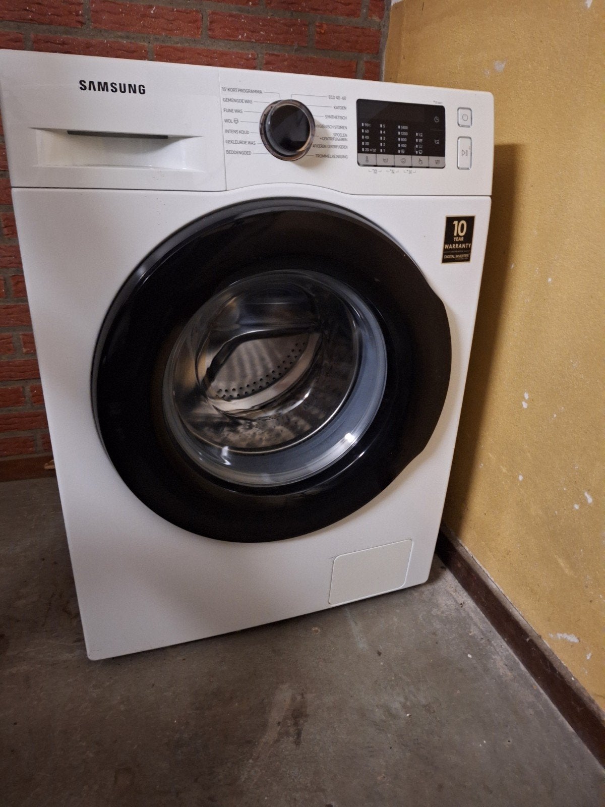Samsung wasmachine WW80TA049AE/EN, Ophalen, 1200 tot 1600 toeren, 8 tot 10 kg, Zo goed als nieuw
