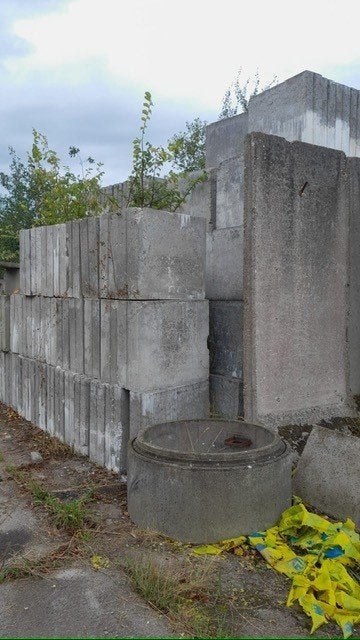 Kalkzandsteenblokken 2e keus, Ophalen, Kalkzandstenen