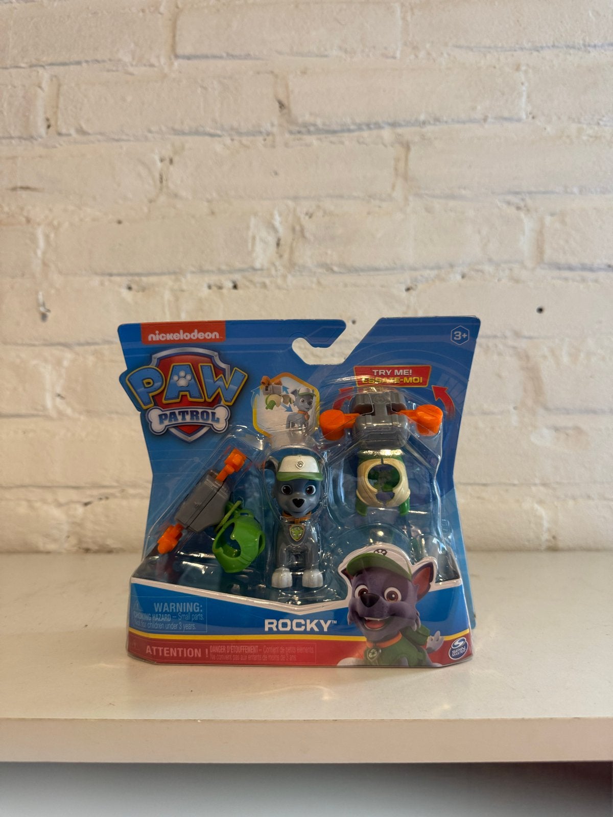 Paw Patrol Rocky figuur met accessoires - Nieuw in verpakkin, Ophalen of Verzenden, Nieuw
