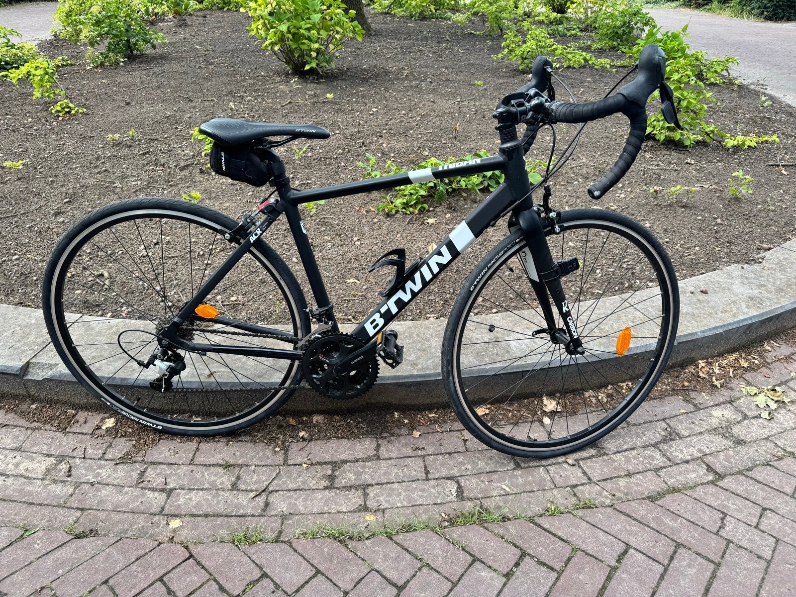 B’TWIN Triban 500 C2 S racefiets - Zo goed als nieuw, 28 inch, Aluminium, Minder dan 49 cm, Zo goed als nieuw