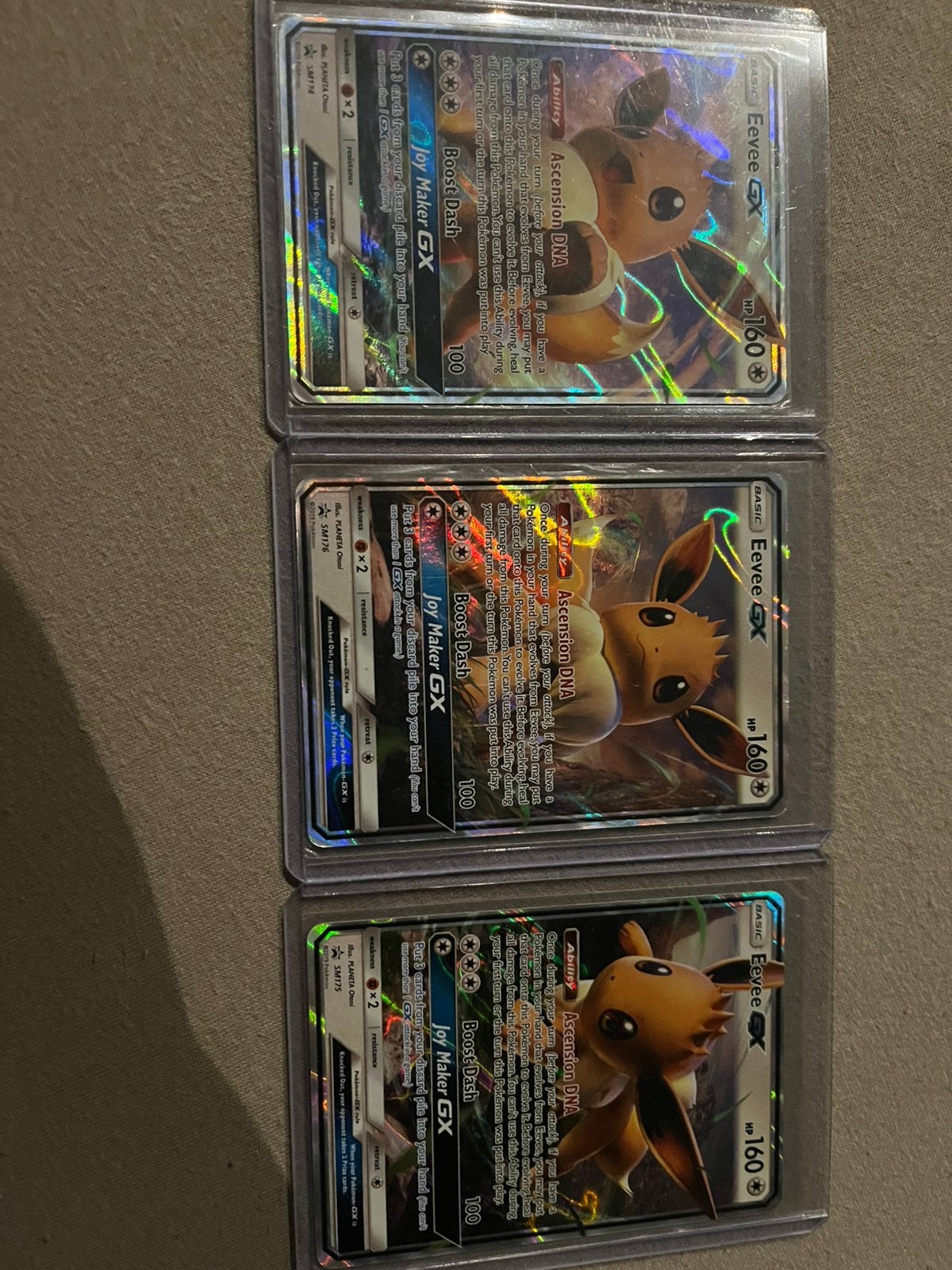 Eevee GX promo set sm174/176, Hobby en Vrije tijd, Verzamelkaartspellen | Yu-gi-Oh!, Verzenden, Zo goed als nieuw