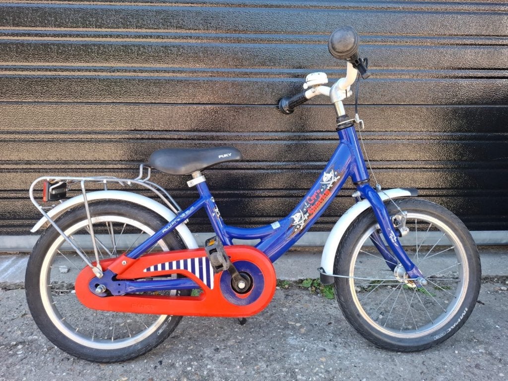 16 inch puky sharky kinderfiets, Terugtraprem, 16 tot 20 inch, Puky, Niet ingevuld