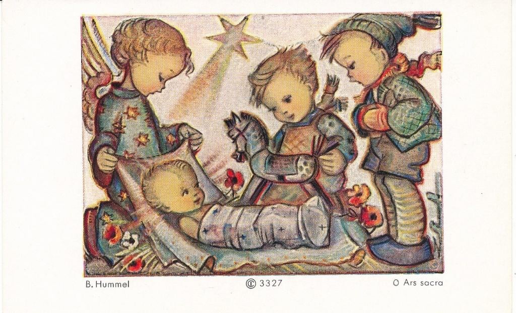 23 Hummel devotie prentjes, Ophalen of Verzenden, Zo goed als nieuw, Kaart of Prent, Christendom | Katholiek