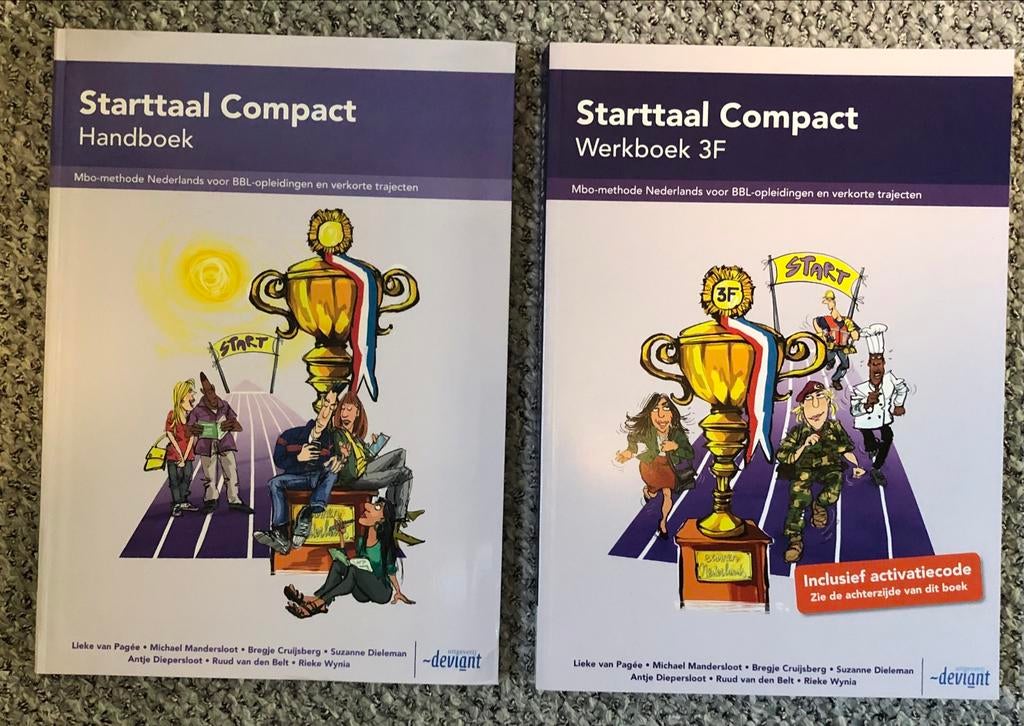 Starttaal Compact Handboek & Werkboek 3F Nederlands MBO, Boeken, Ophalen of Verzenden, Alpha, Zo goed als nieuw, MBO