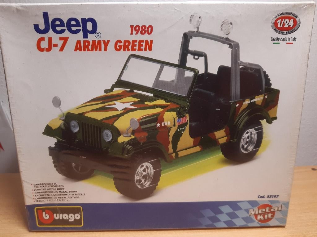 burago kit jeep army, Ophalen of Verzenden, Nieuw, Bburago