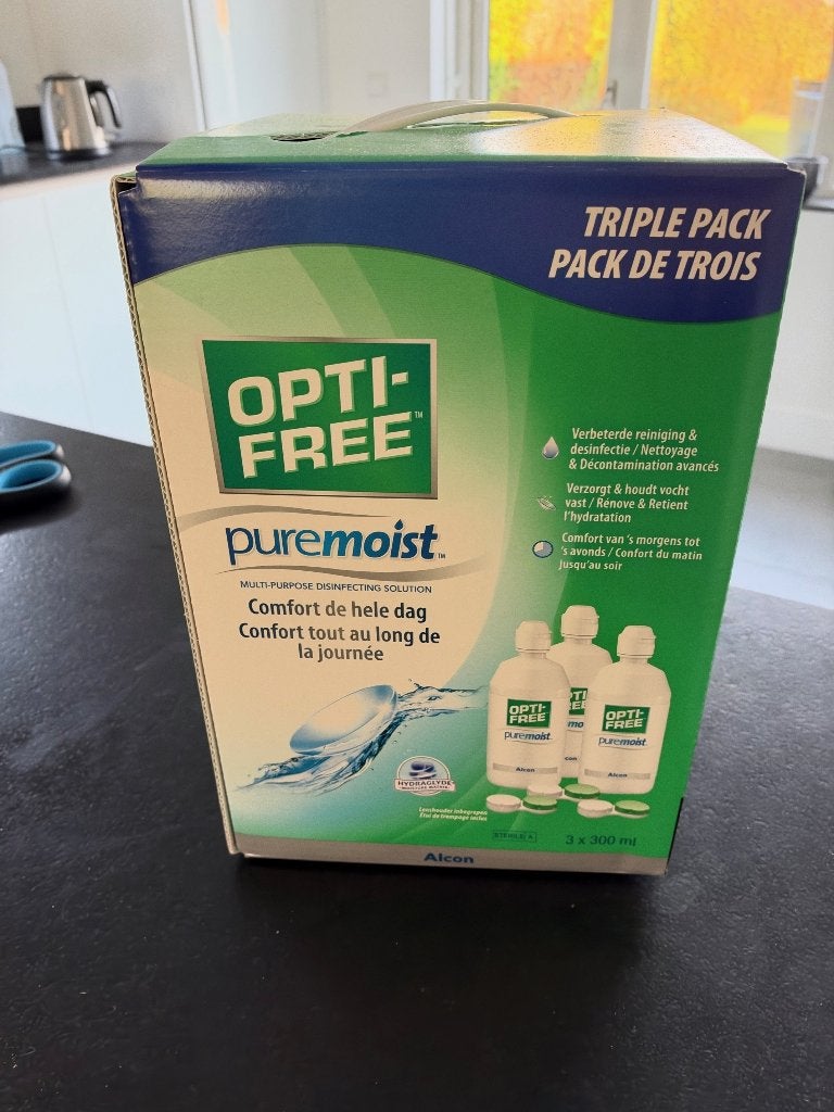 Multipack Optifree puremoist 3x 300ML, Ophalen of Verzenden, Nieuw, Overige typen