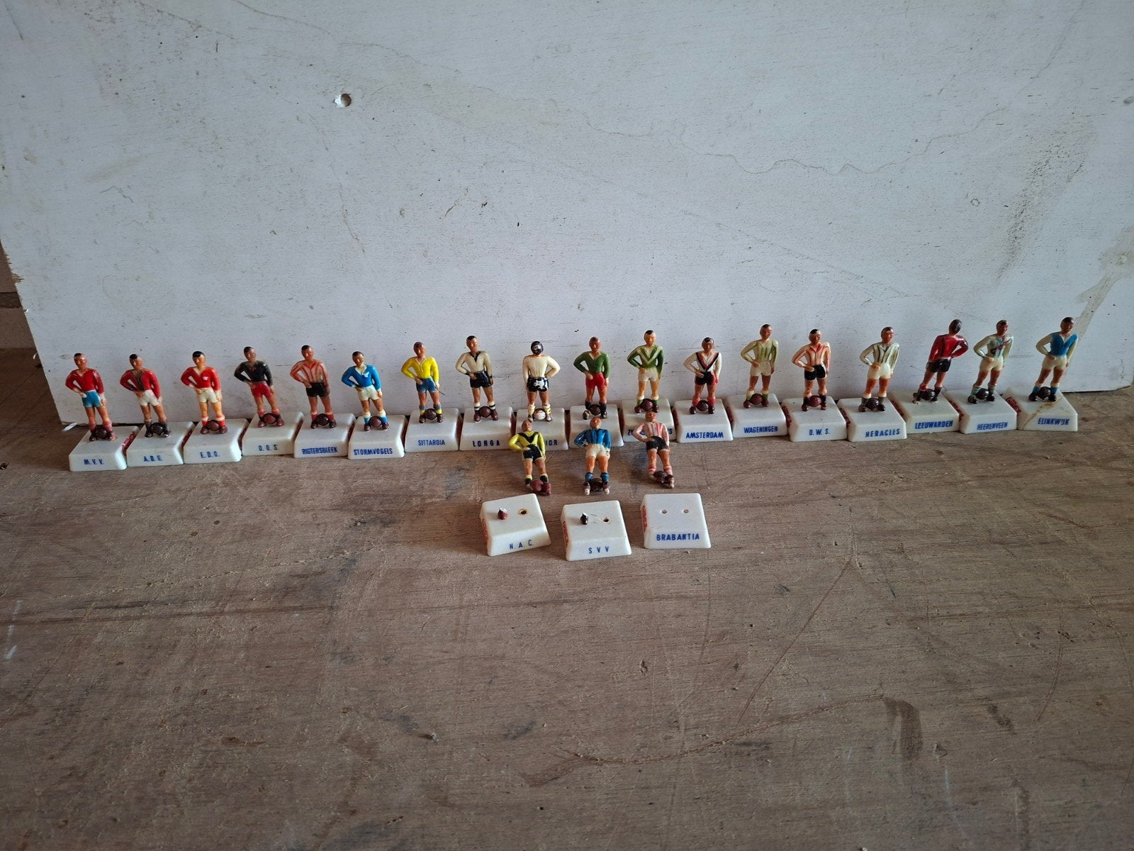 Vintage Coca-Cola voetbalbeeldjes - set van 22, Verzamelen, Poppetjes en Figuurtjes, Ophalen of Verzenden
