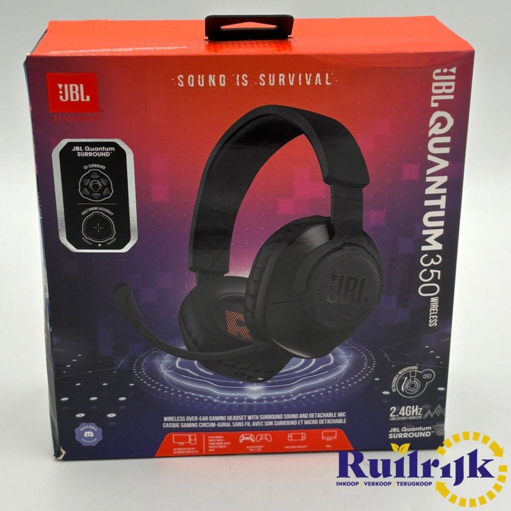 JBL Quantum 350 Wireless - Draadloze Gaming Headset - Nieuw, JBL, Nieuw, Support@jbl.com, 400 Atlantic Street
Stamford, CT 06901
USA