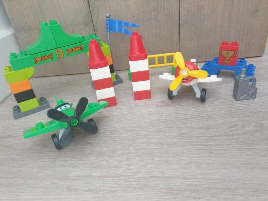 LEGO duplo Planes Ripslingers Luchtrace - 10510, Kinderen en Baby's, Speelgoed | Duplo en Lego, Ophalen of Verzenden, Zo goed als nieuw