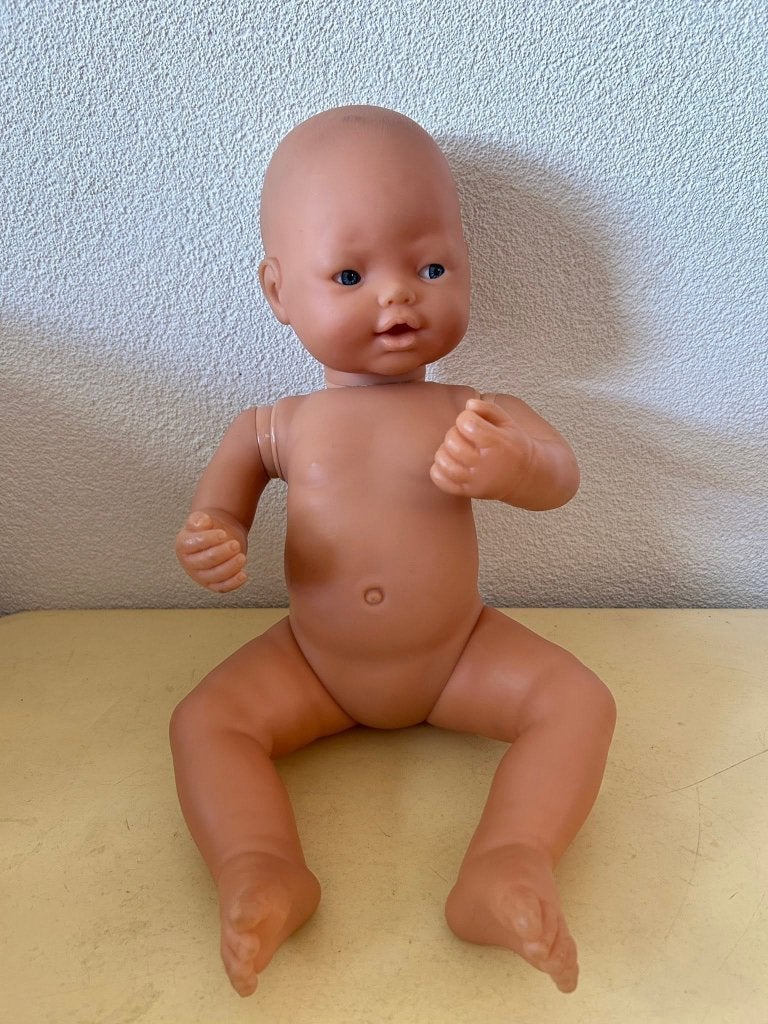 Vintage Famosa babypop S-723-99 – Jaren 90 – 45 cm, Verzamelen, Poppen, Ophalen of Verzenden, Gebruikt, Pop