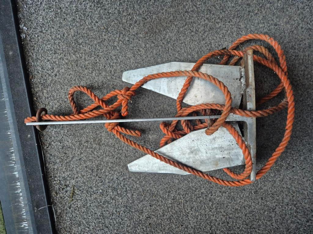 Gegalvaniseerd poolanker met lijn - 40x20cm, Ophalen, Overige typen