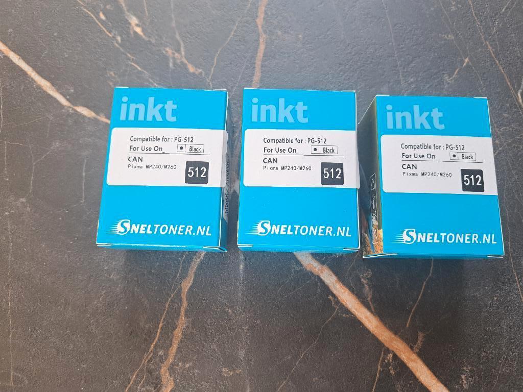 canon PG512 inkt cartridge 15 ml zwart, Ophalen of Verzenden, Nieuw, Cartridge, Huismerk