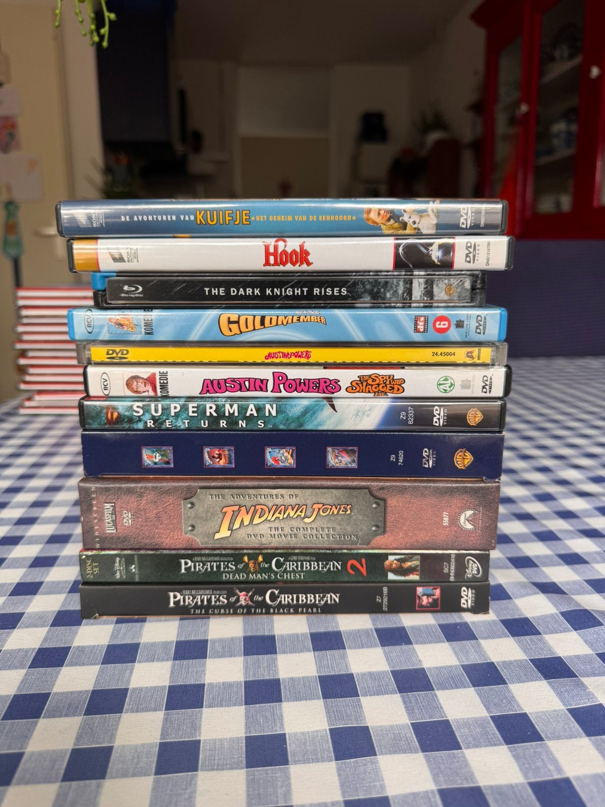 DVD’s - Austin Powers, Super man, Pirates of the Caribbean, Vanaf 12 jaar, Ophalen, Zo goed als nieuw