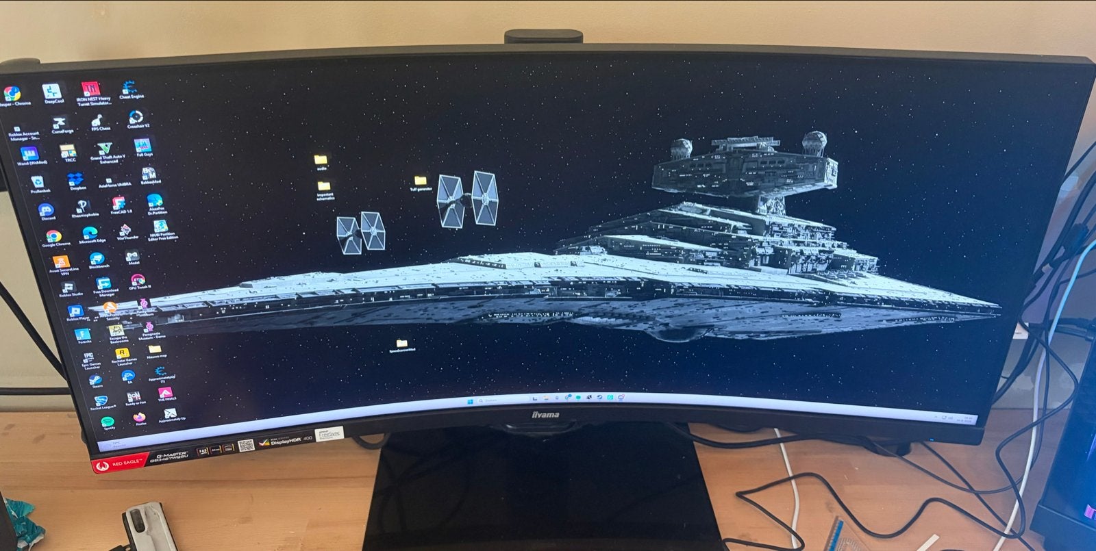 Iiyama G-Master GB3467WQSU Ultrawide Gaming Monitor, Curved, VA, Minder dan 1 ms, Zo goed als nieuw