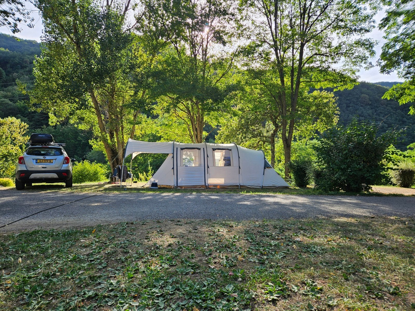 Ruime Obelink Hypercamp Fashion Gold tunneltent - max 5 pers, Ophalen, Gebruikt