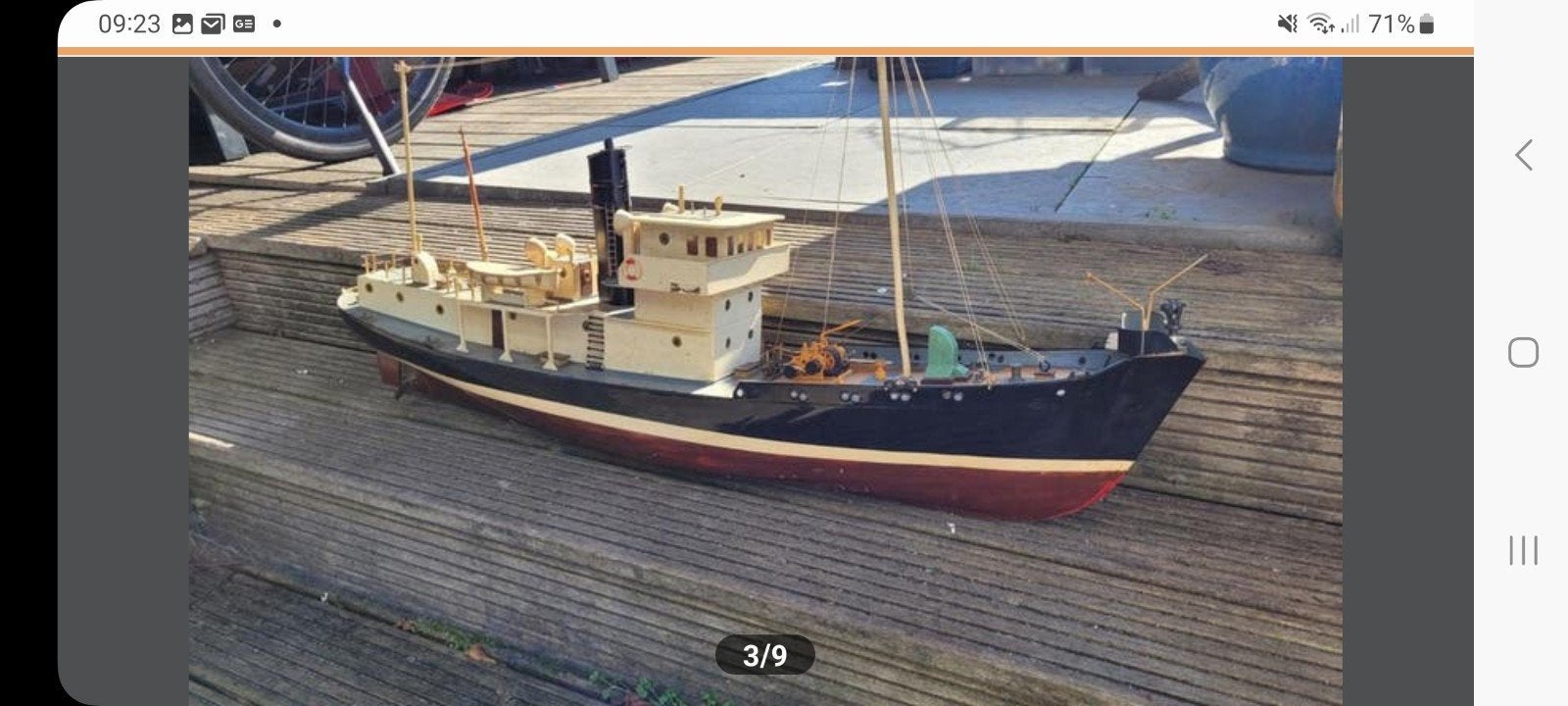 Rau statisch model, Hobby en Vrije tijd, Modelbouw | Boten en Schepen, Ophalen, Gebruikt