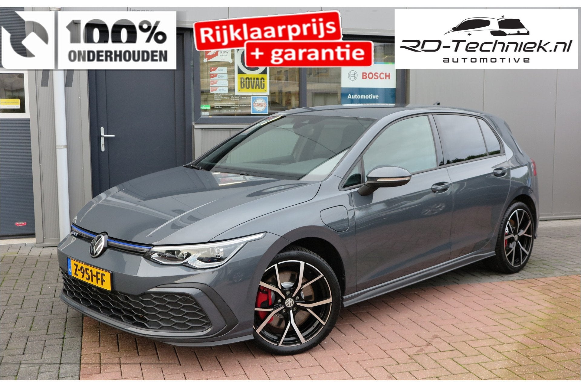 Volkswagen Golf 1.4 eHybrid 245pk GTE ,SOH 93%. Trekhaak afn, 12 maanden, Gebruikt, 4 cilinders, 1524 kg