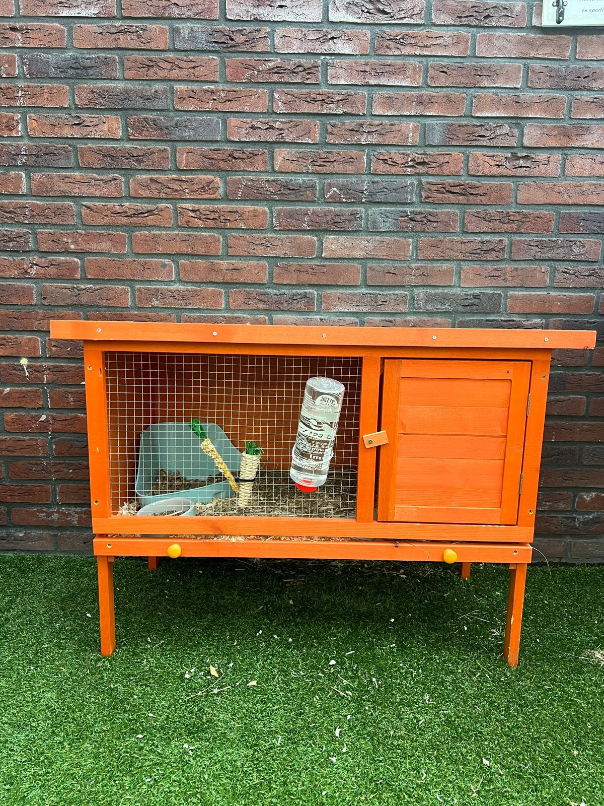 Konijnenhok, Ophalen, 60 tot 90 cm, Zo goed als nieuw, Konijn