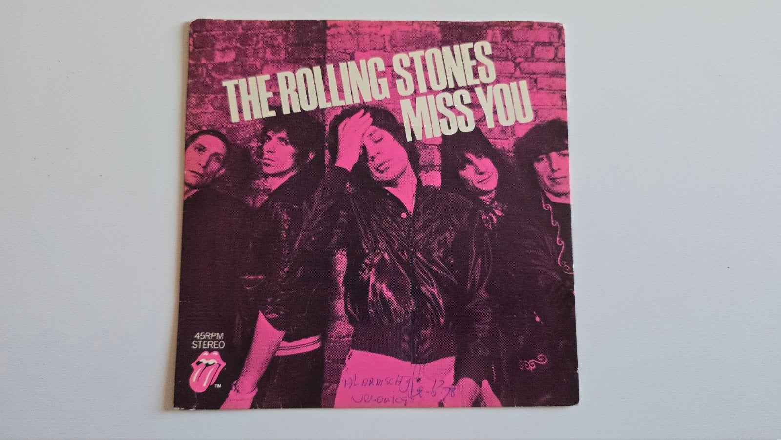 The Rolling Stones Miss You - Vinyl Single, Ophalen of Verzenden, Zo goed als nieuw, Pop