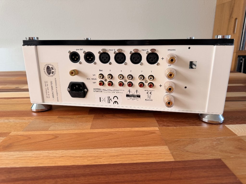Audio Valve Solaris Limited Edition, Overige merken, Gebruikt, Ophalen of Verzenden, Minder dan 60 watt