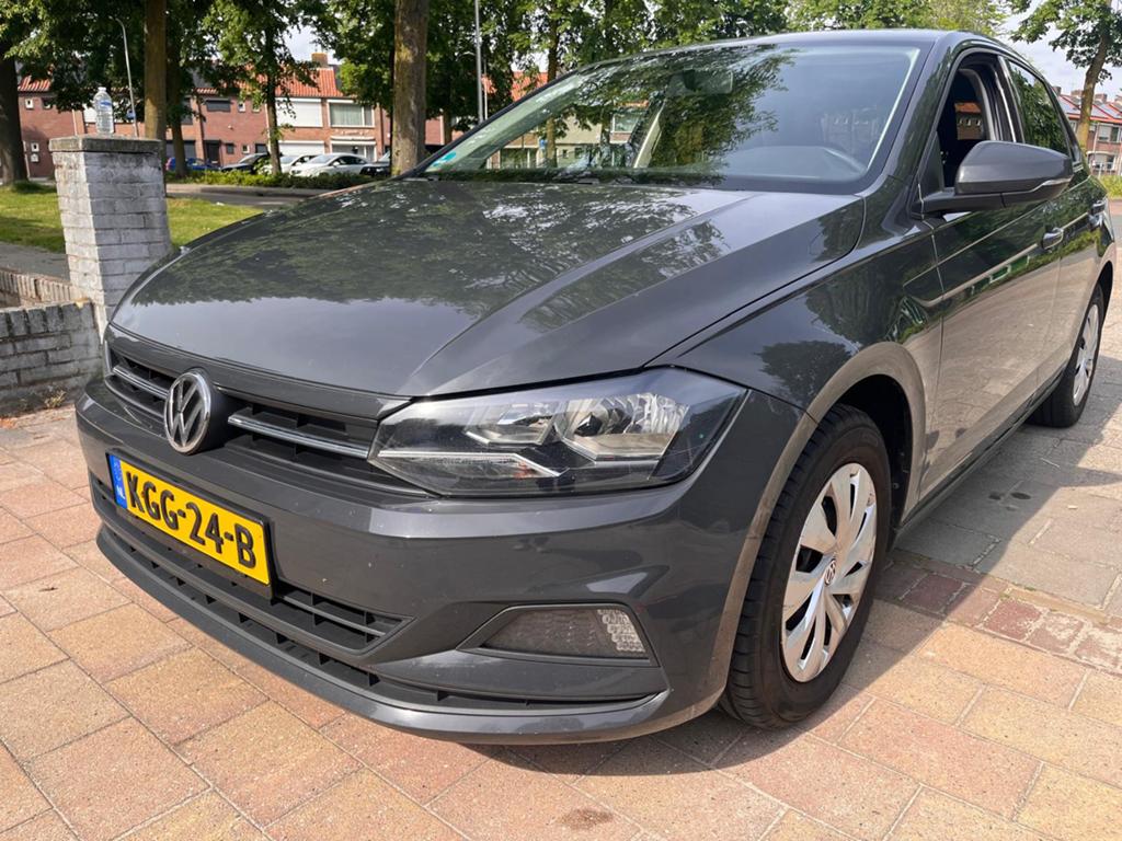 Volkswagen Polo 1.0 TSI 95pk 2019 Grijs, Voorwielaandrijving, Stof, Bedrijf, Handgeschakeld