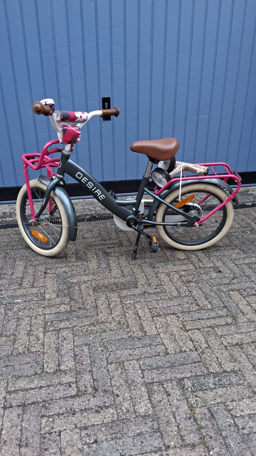 Kinderfiets Desire 16 inch - in goede staat, Fietsen en Brommers, Ophalen, Zo goed als nieuw, 16 tot 20 inch