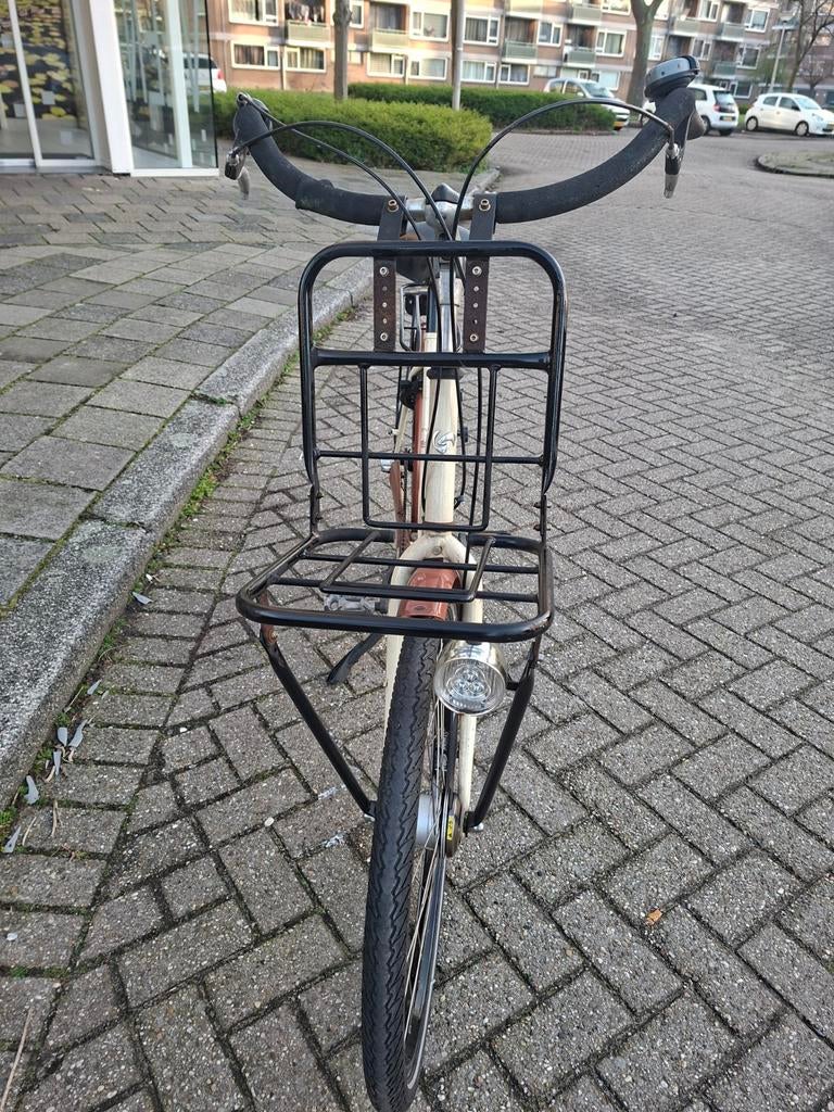 Meisjesfiets met voordrager ((vaste prijs)), Fietsen en Brommers, Fietsen | Meisjes, Ophalen, Sparta, Handrem, Gebruikt