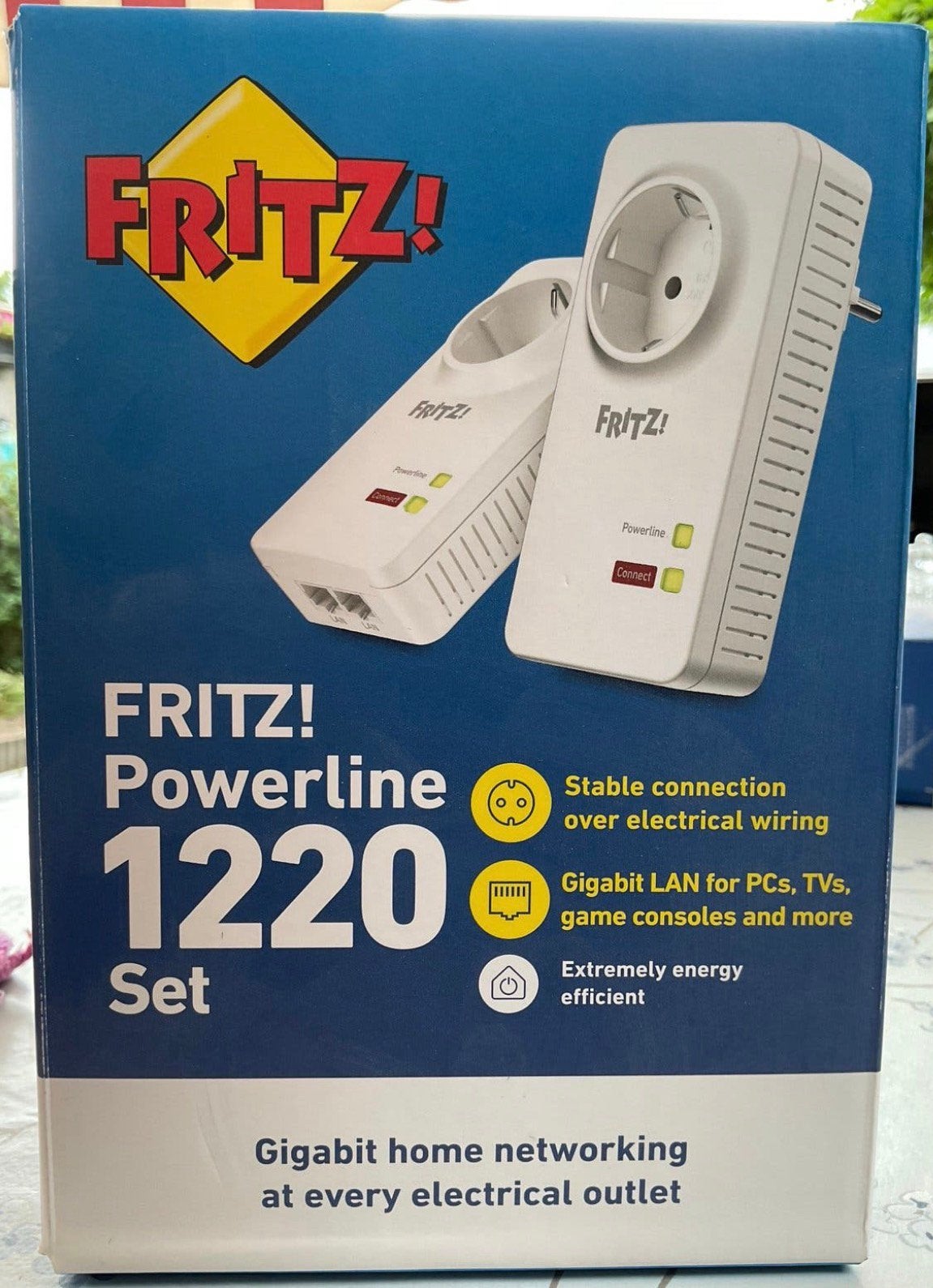 Fritz!Powerline 1220 Set, Computers en Software, Verzenden, Zo goed als nieuw