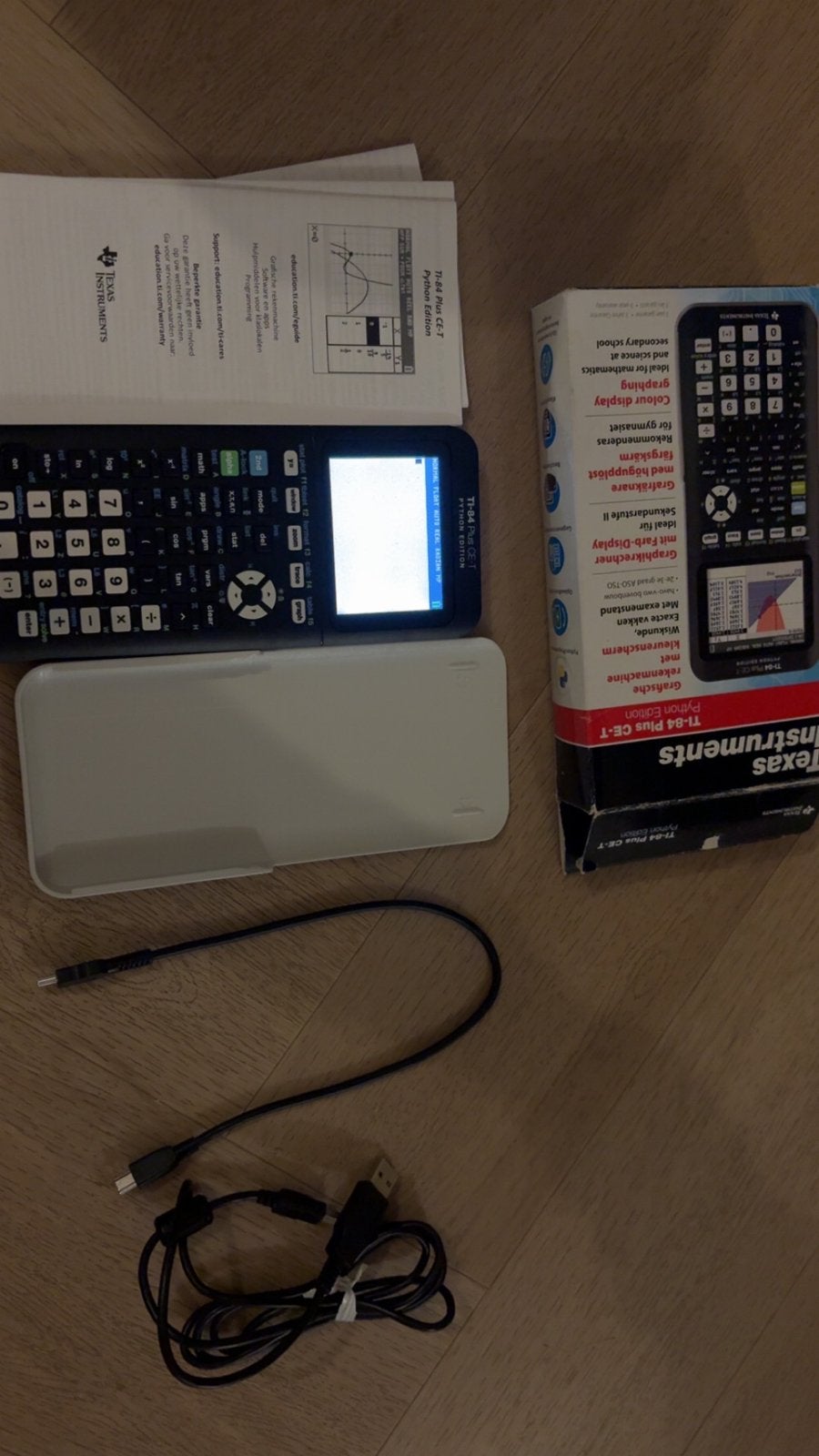 Texas Instruments TI-84 Plus CE Python grafisch rekenmachine, Ophalen of Verzenden, Grafische rekenmachine, Zo goed als nieuw