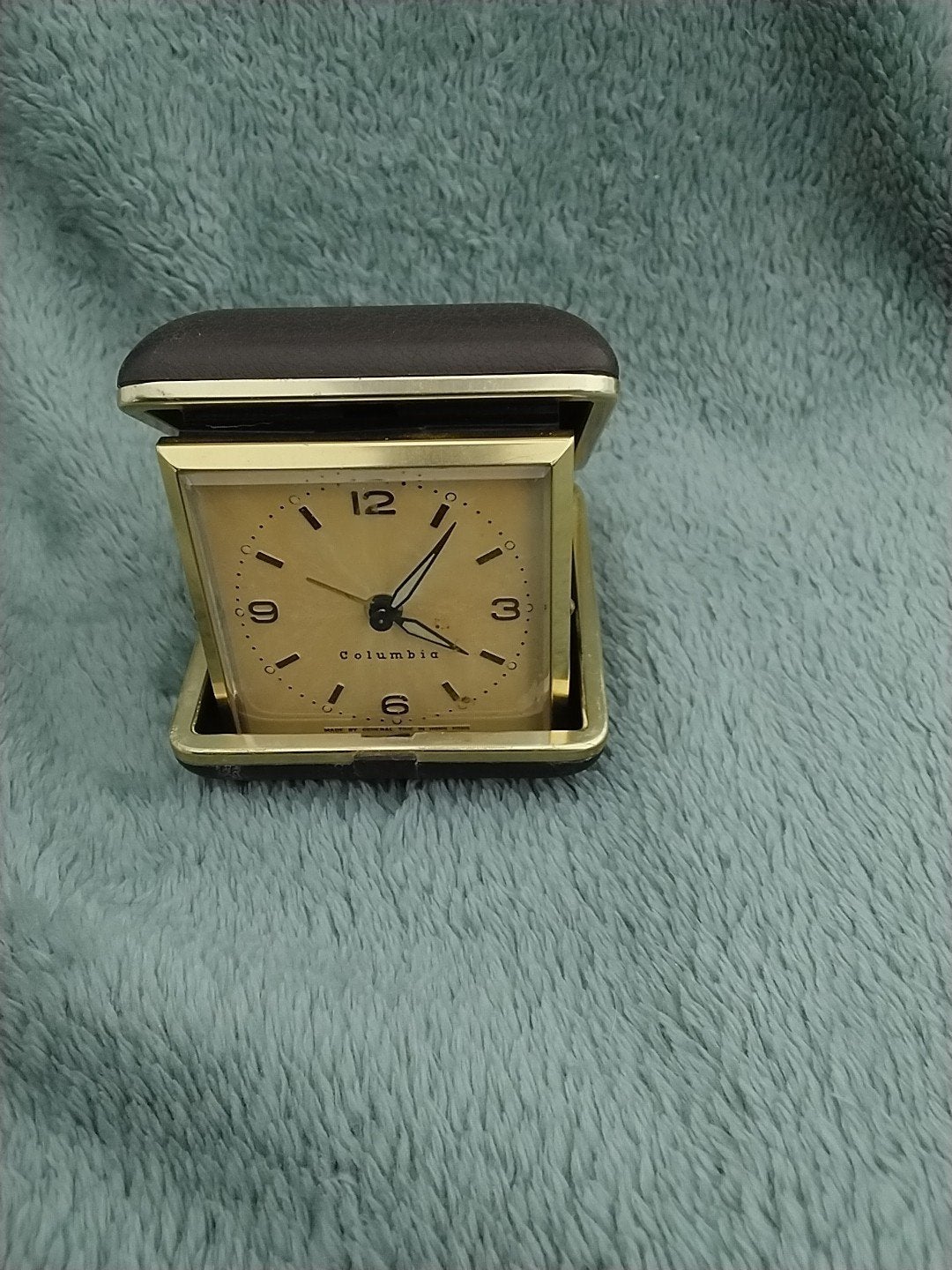 Vintage Columbia Reiswekker - Compact en Stijlvol, Ophalen of Verzenden