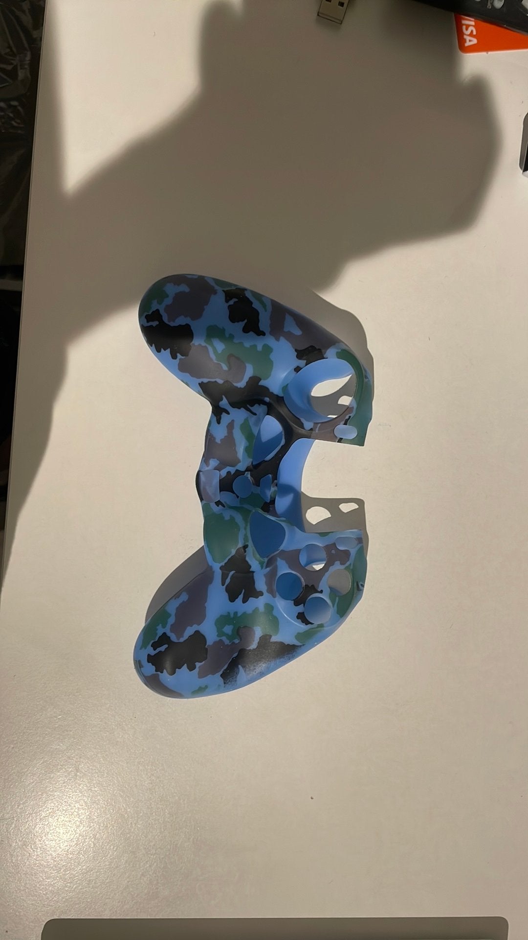 Playstation 4 controller hoes leger print, Overige genres, 1 speler, Ophalen of Verzenden, Zo goed als nieuw