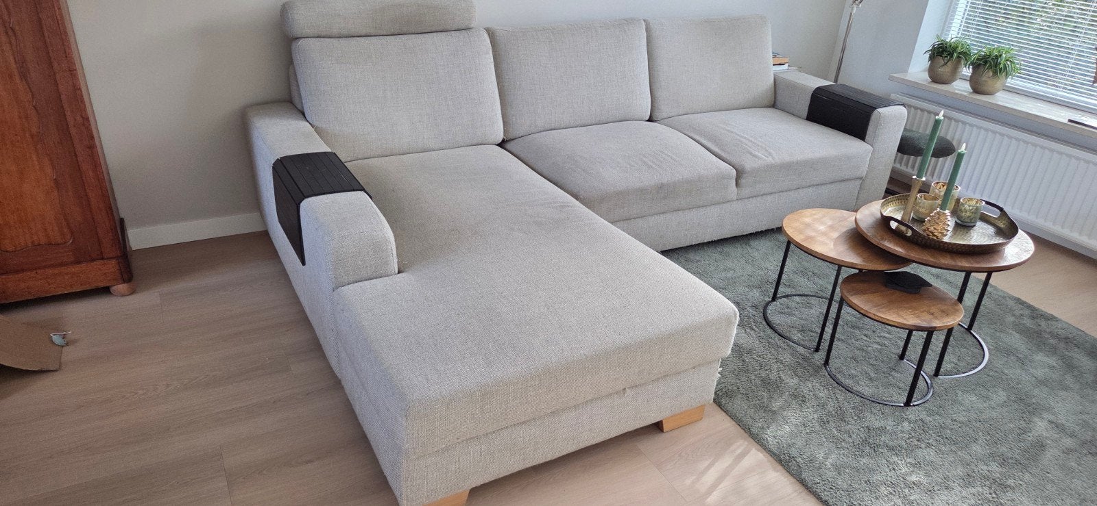 Hoekbank Ikea GRATIS, Huis en Inrichting, Ophalen, Gebruikt, Stof