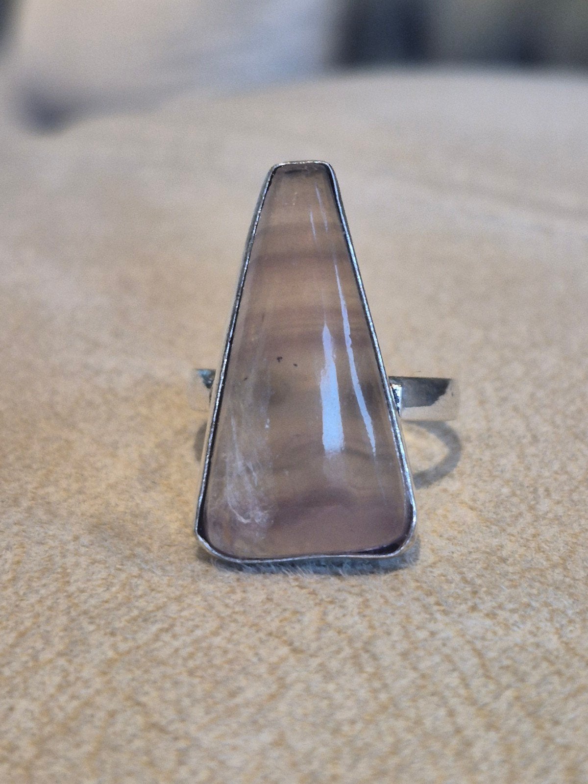 Nieuwe Zilveren 925 Ring met Rookkwarts  Maat 18, Sieraden, Tassen en Uiterlijk, Ringen, 18 tot 19, Nieuw, Ophalen of Verzenden