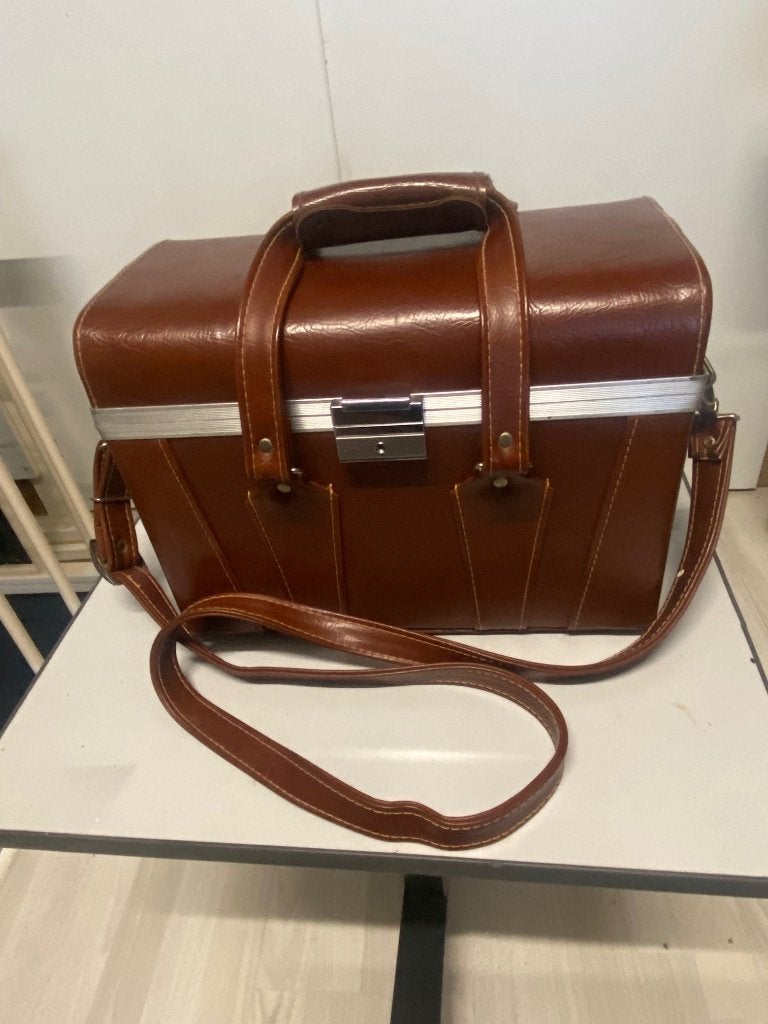 Fotokoffer vintage, Overige merken, Gebruikt, Koffer, Gevoerd