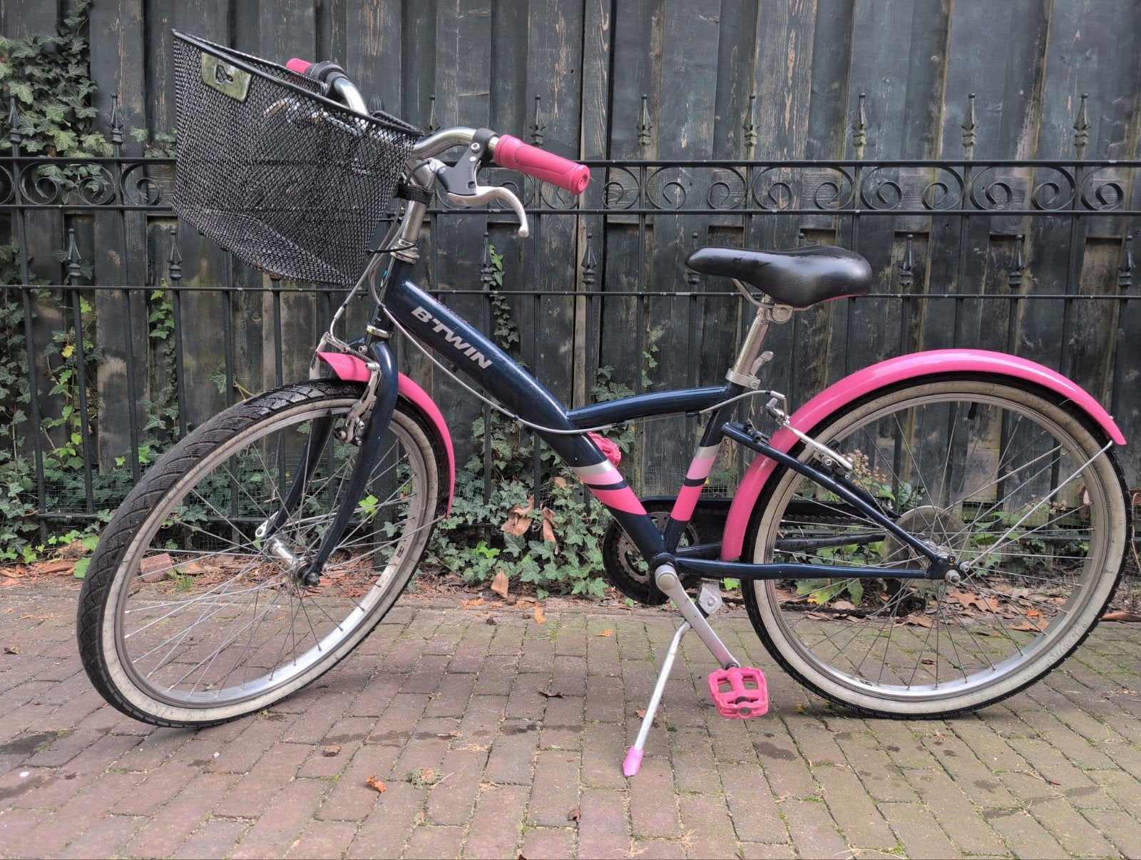 B'Twin 500 24 inch kinderfiets met versnellingen, Ophalen, B'Twin, Handrem, Gebruikt