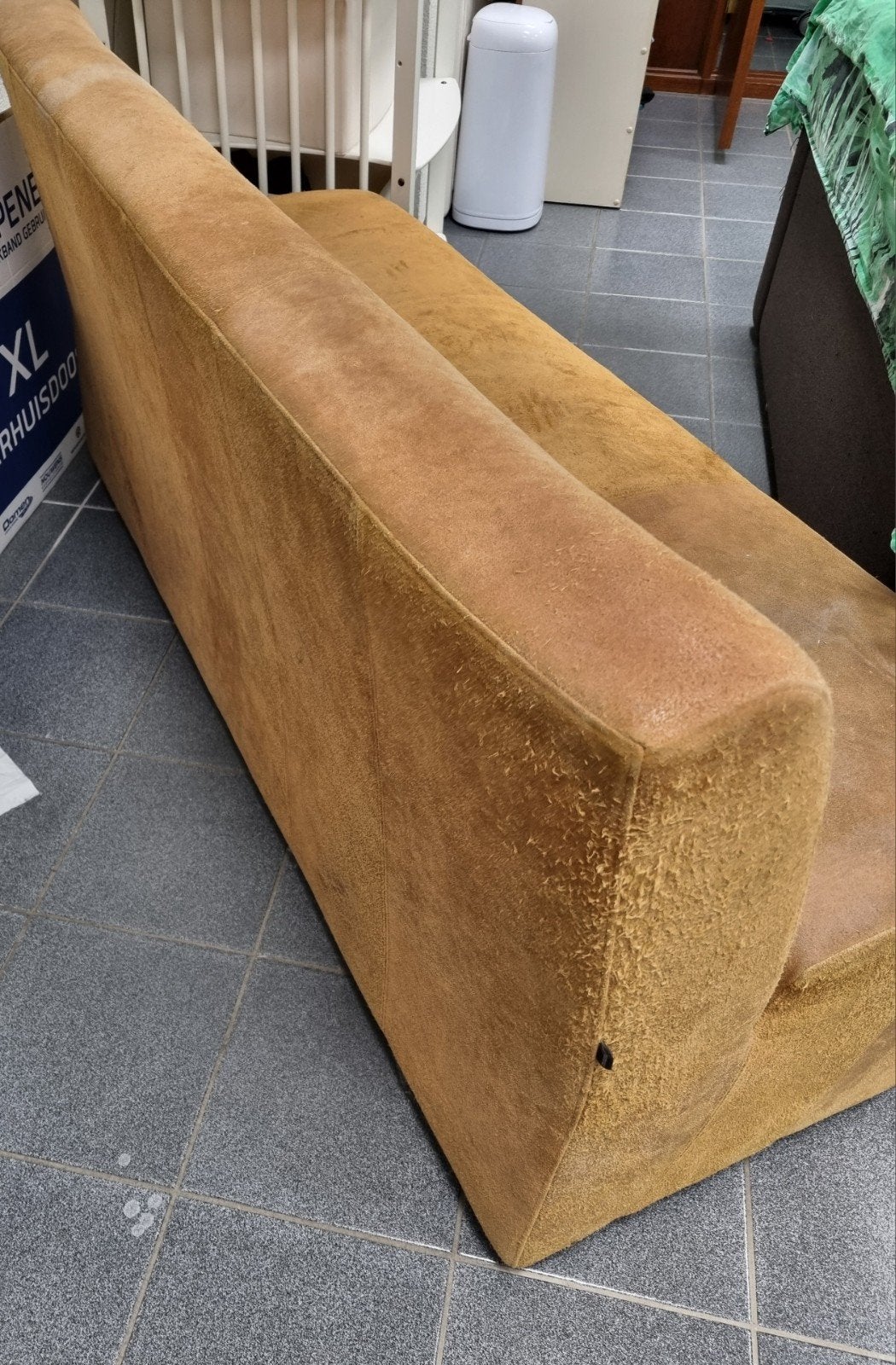 Gratis af te halen bank met wieltjes, Ophalen of Verzenden, Gebruikt, 75 tot 100 cm
