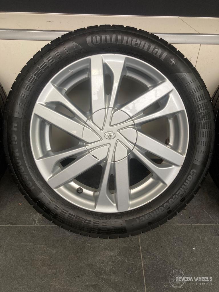 15” originele Toyota Aygo velgen + banden 4x100 165/60/15, Auto-onderdelen, Banden en Velgen, Gebruikt, 15 inch, -, -