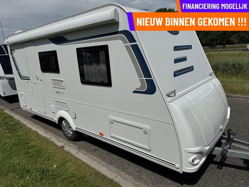 CARAVELAIR ALBA 472, V-BED, TREINZIT, MOVER, CASSETTELUIFEL, Caravans en Kamperen, Mover, Bedrijf, 750 - 1000 kg, 6 tot 7 meter