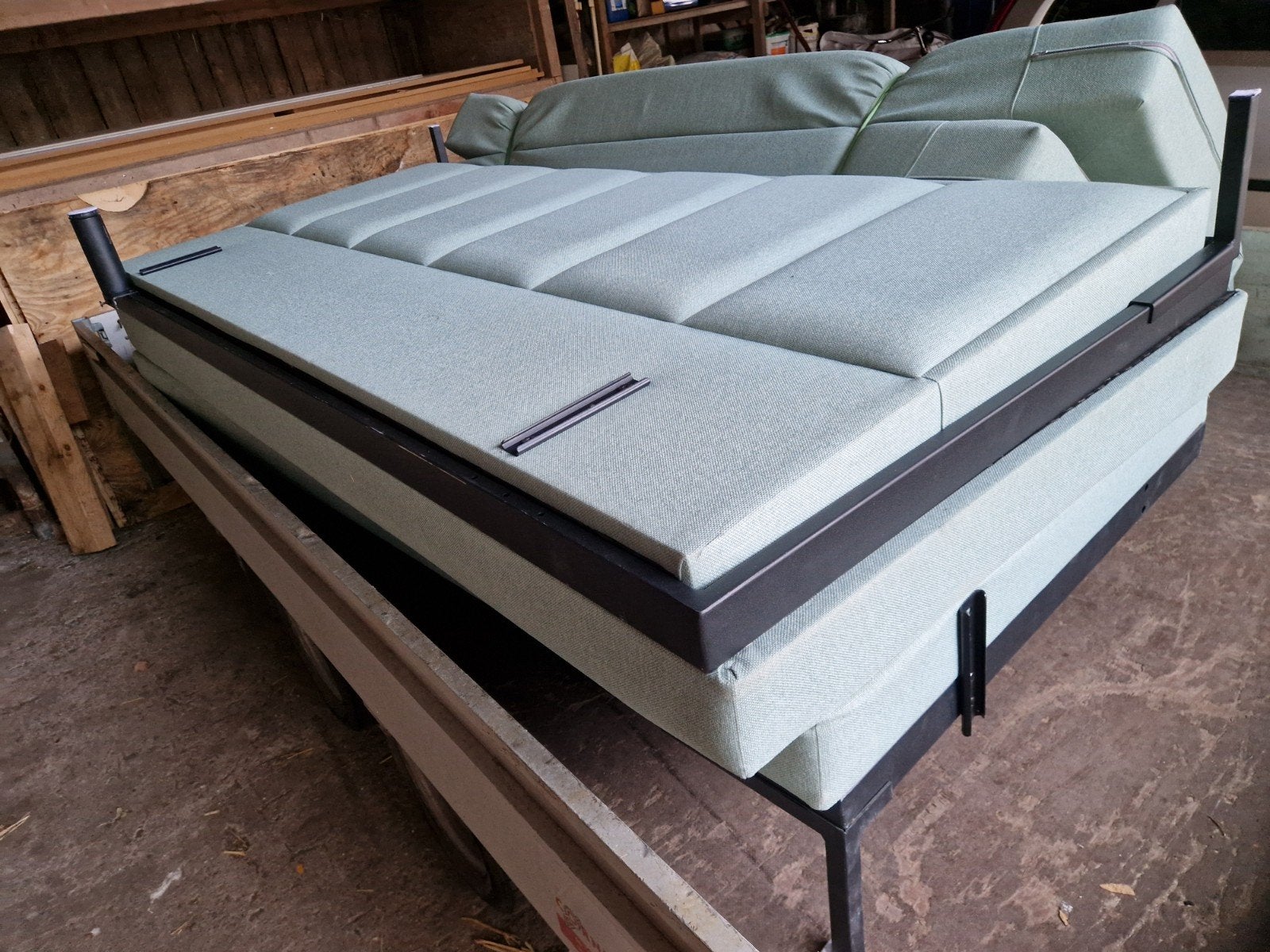 Zeer fijne boxspring te koop, Ophalen, 210 cm, Tweepersoons, Zo goed als nieuw